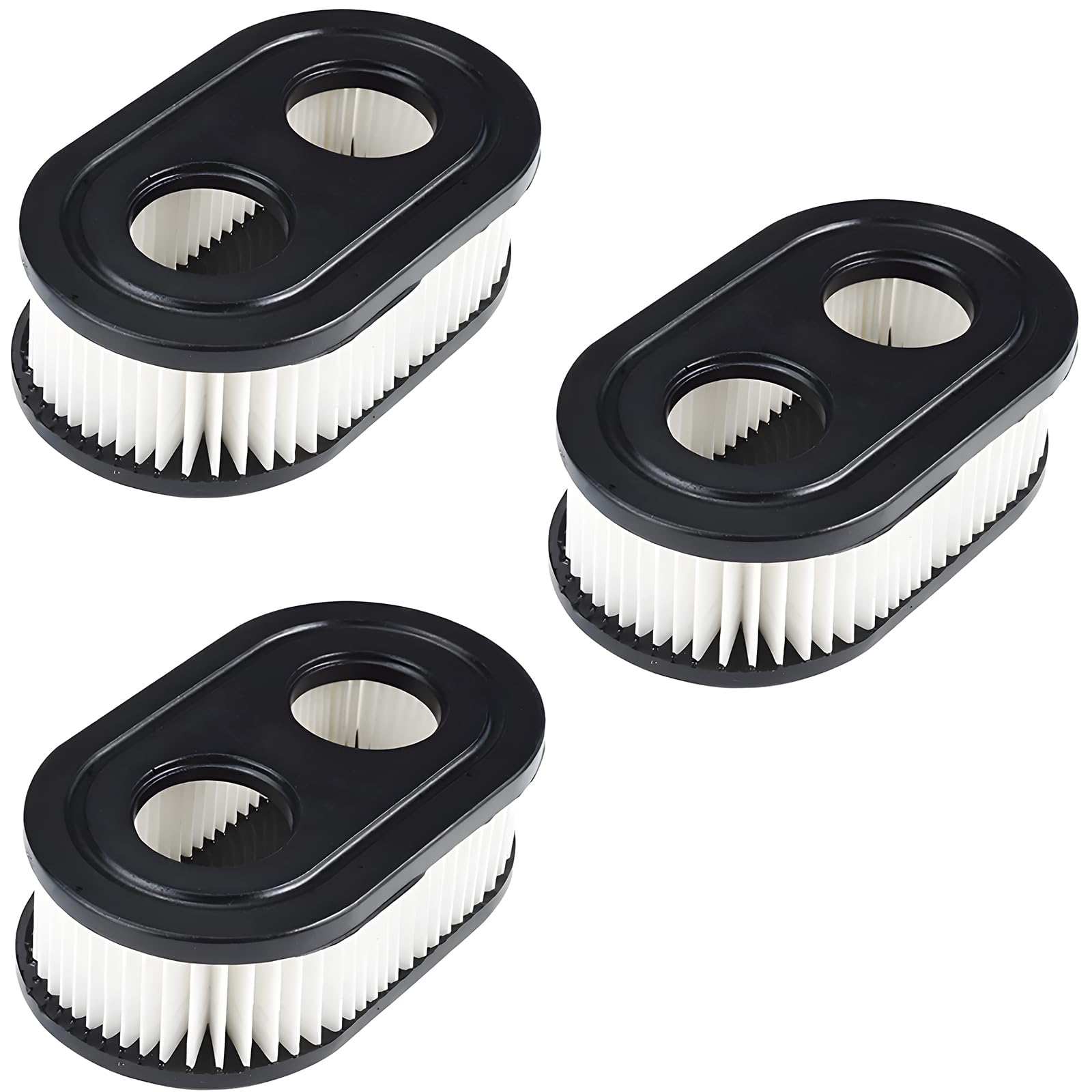 CTRICALVER 3 Pcs Lawn Mower Air Filter,Garden Lawn Air Cleaner Tool, Replace Air Filter Cleaner Cartridge
