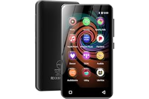 innioasis 160GB MP3 Player with Bluetooth and WiFi,Music Player with Spotify,Pandora,Amazon Music,4" Touch Screen Android MP4 MP3 Player for Kids with Libby,Audible,Spotify Kids (Grey)