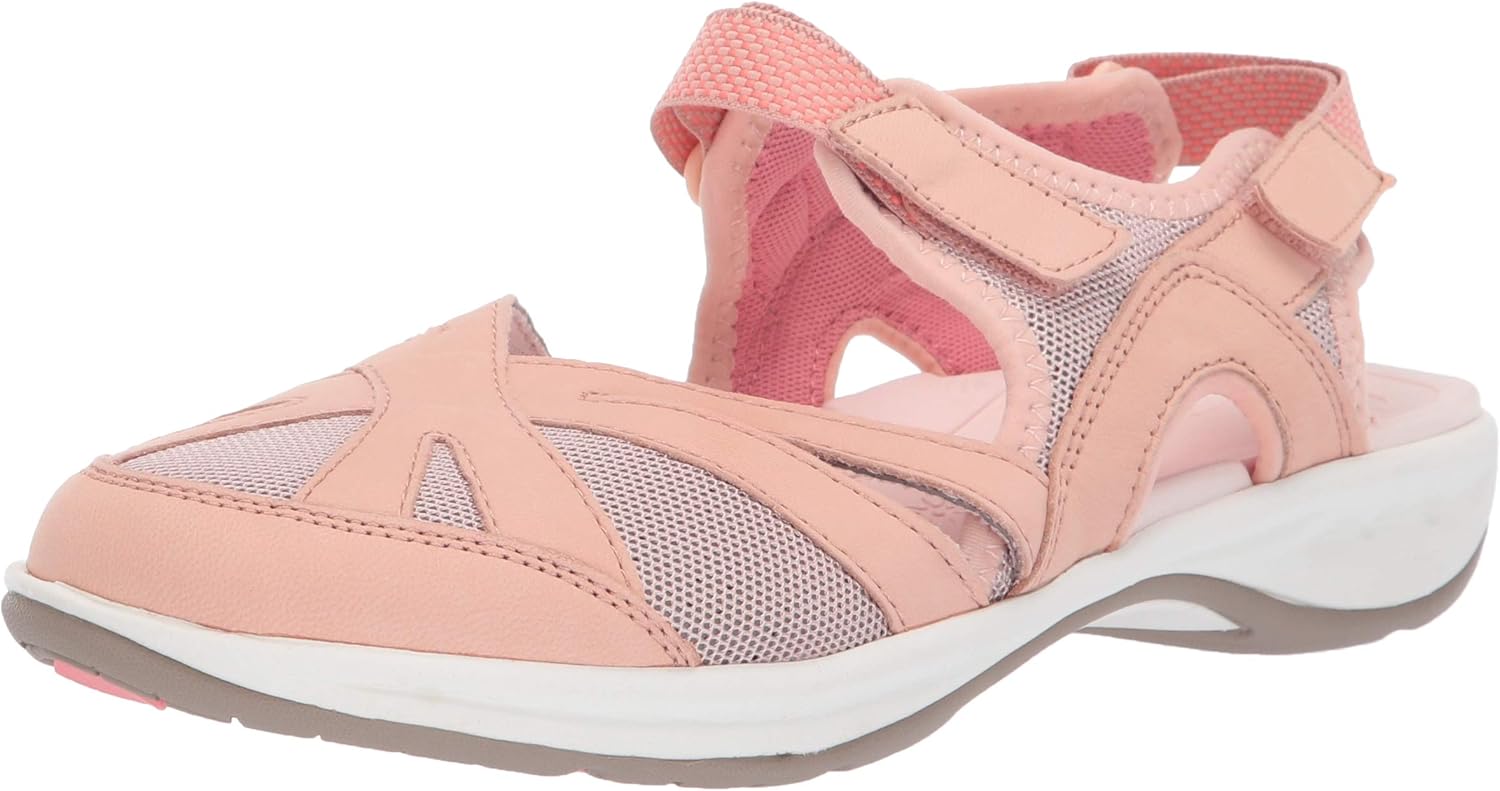 Easy Spirit Women's Esplash Mary Jane Flat, Pink 680, 9.5