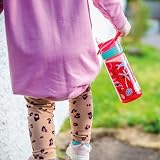 Nuby Super Quench Water Bottle 540ml No Spill Sippy Cup Twin Pack Tropical view 3