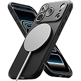 Ringke Onyx for iPhone 17 Pro Case, [Compatible with MagSafe] Oil & Dirt Resistant, Individual Lens Covers for Cameras, Non-Slip Enhanced Grip Lightweight Cover - Magnetic Black