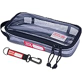 Rough Enough Clear Travel TSA Approved Toiletry Bag Small Toothbrush Case Shaving Kit Organizer Pouch for Women Men