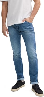 Jean Josh Regular Slim pour Homme, 10119 - Bleu Denim usé, 36W x 32L