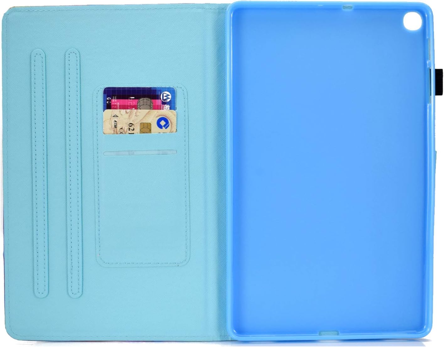 CaseFun Case for Samsung Galaxy Tab S6 Lite 10.4 P610/P615 Slim PU Leather Smart Stand Cover with Auto Wake/Sleep - Image 3