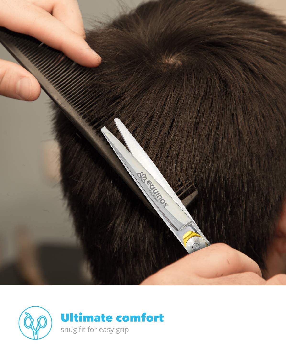 Equinox Professional Shears Razor Edge Series Barber Hair Cutting