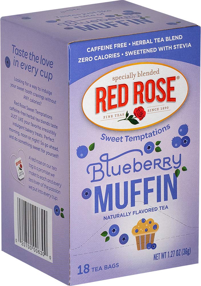Red Rose Sweet Temptations Blueberry Muffin Tea 18 Count