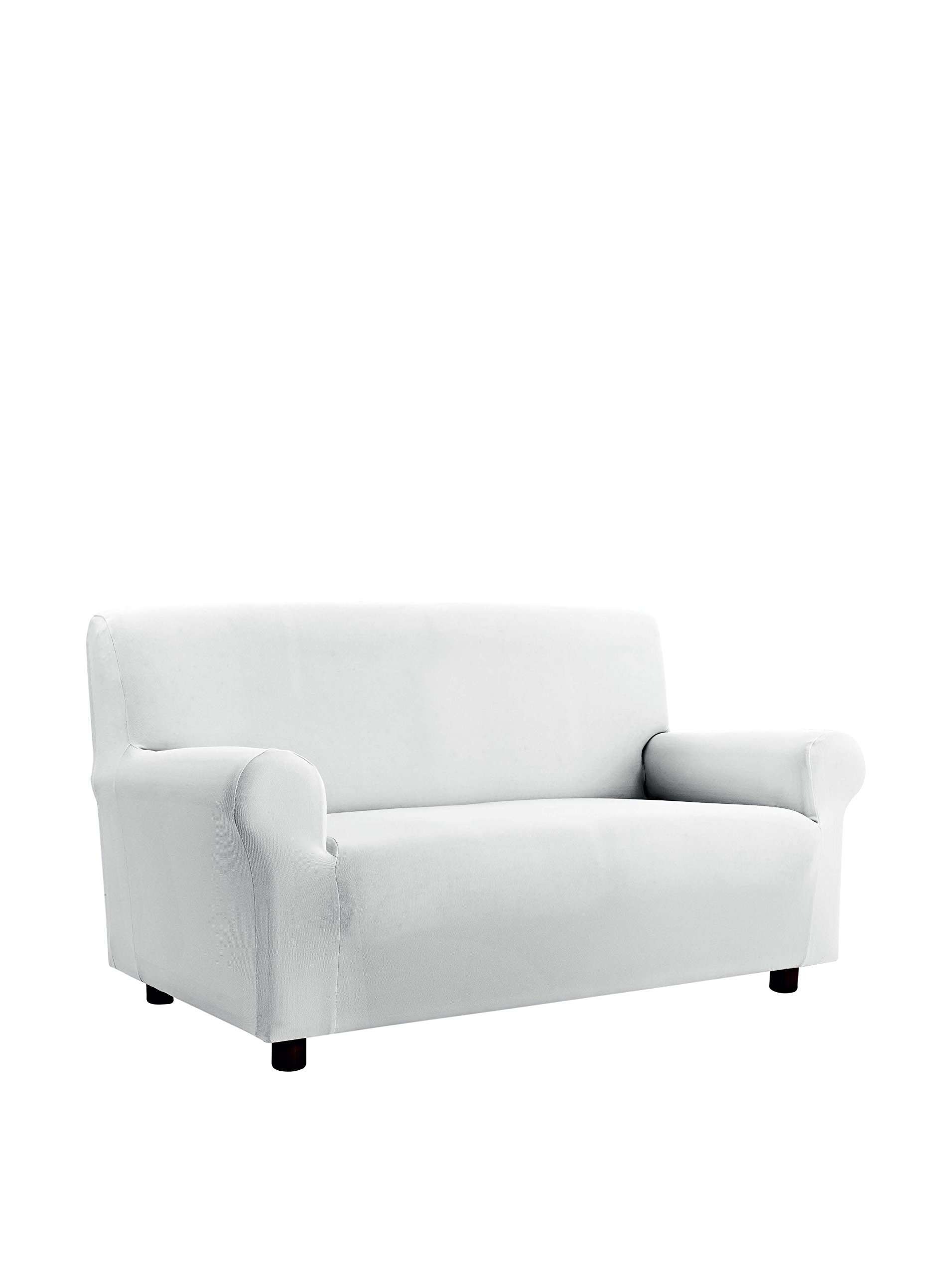 Italian Bed Linen Più Bello bielastic Sofa cover White, 1 place, Polyester, 1 Seat