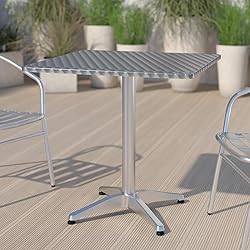 Flash Furniture Mellie 27.5'' Square Aluminum