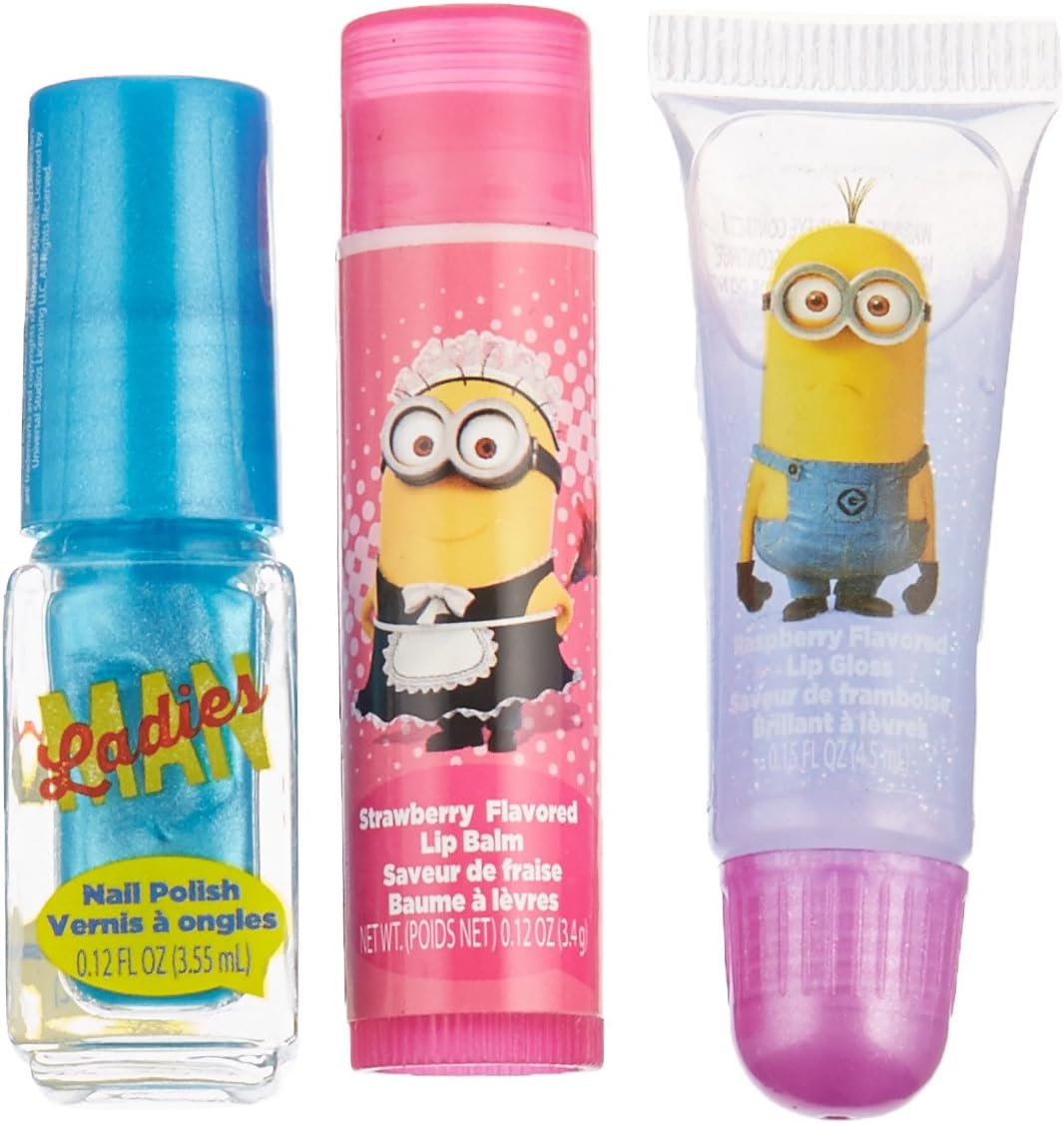 Despicable Me Minions Kiss It Paint It 3 Piece Makeup Set