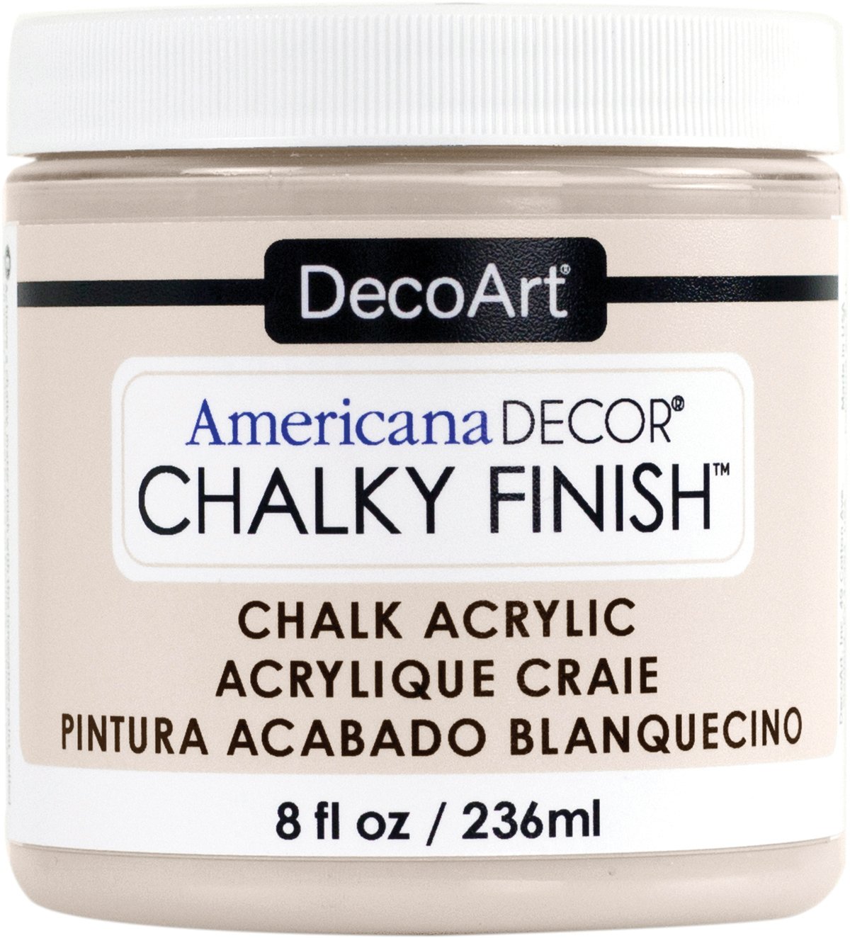 DecoArt Americana Decor Chalky Finish Paint - Primitive (8 0z), Brown