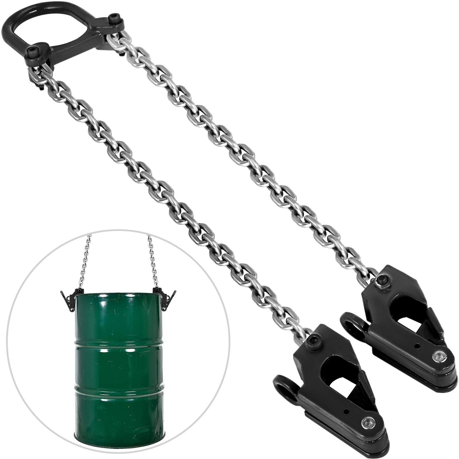 Buy Mophorn Chain Drum Lifter 2000 lbs Load Capacity Barrel Lifting