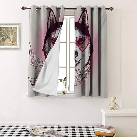 Amazon Com Shenglv Cartoon Waterproof Window Curtain Hipster