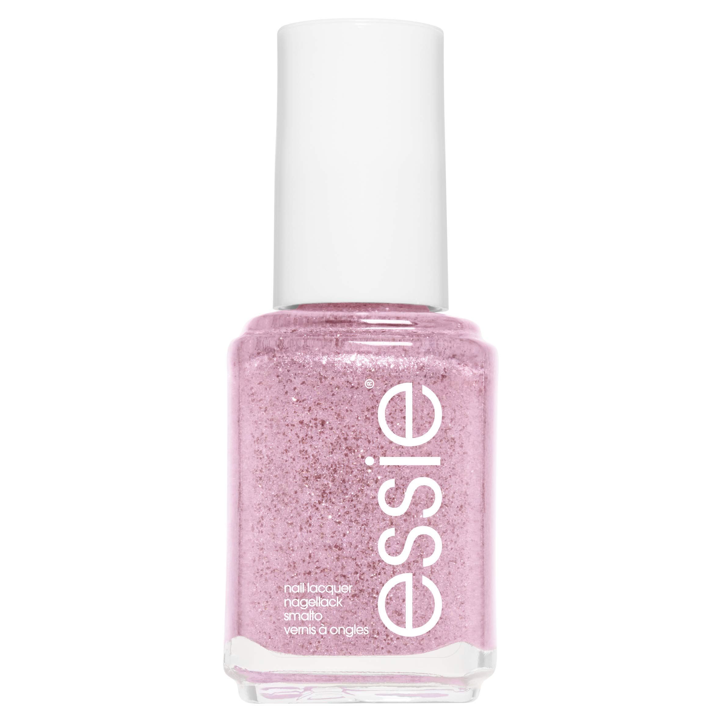 Essie Cosmetics Glitters 2018 Collection Beat of The Moment Rose Pink Glitter Nail Polish, 13.5 ml