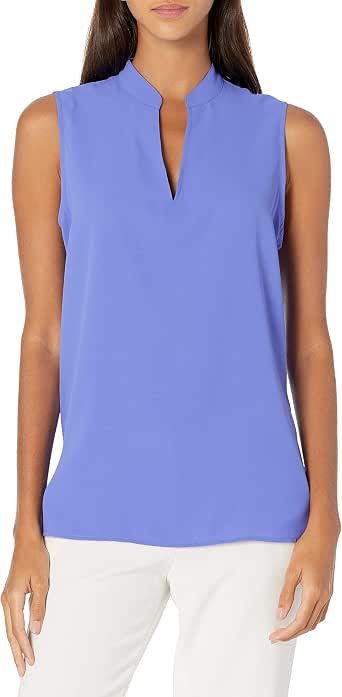 anne klein no iron white blouse