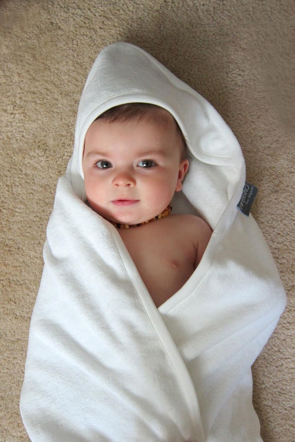 organic baby bath towel