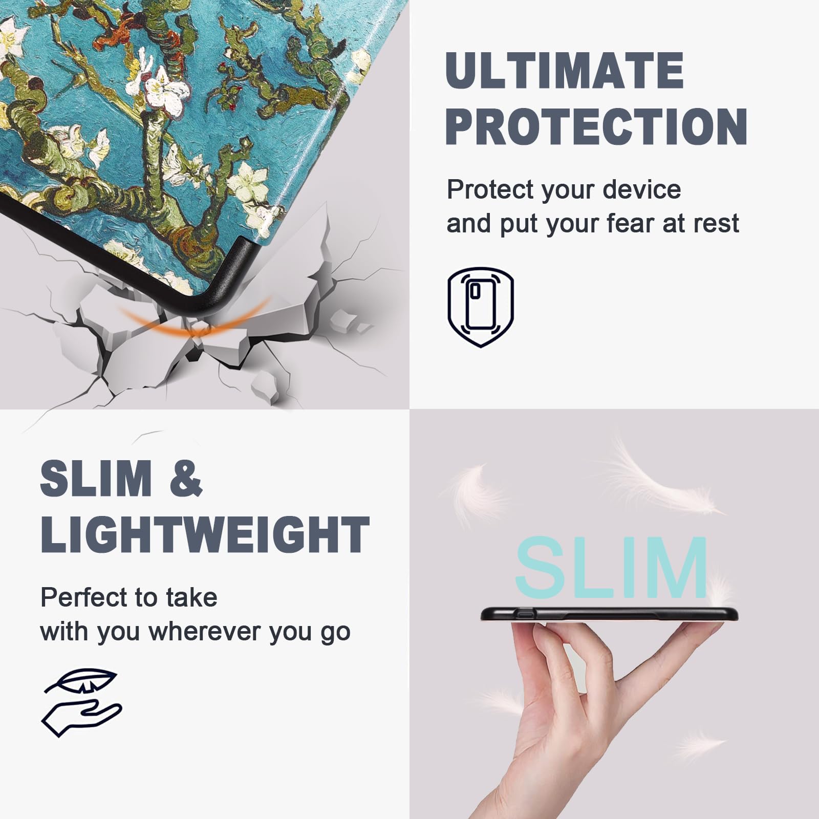 Caweet Case for Nook GlowLight 4 Plus 7.8