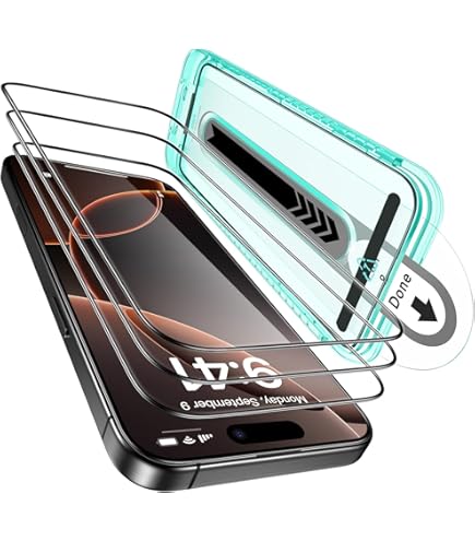 Amazon.com: ESR 3 Pack for iPhone 14 Pro Screen Protector, [9H