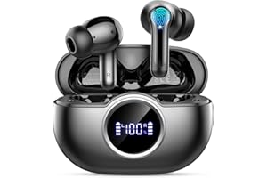 RINSMOLA Wireless Earbuds, Bluetooth 5.4 Earbuds Hi-Fi Stereo Bass, 3.6g Mini Ear Buds Bluetooth Headphones Wireless, 4 ENC Noise Cancelling Mic, 36Hrs USB-C in-Ear Earphones, IP7 Waterproof for Android iOS