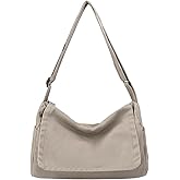 Canvas Messenger Bag for Women Men Vintage Satchel Bag Aesthetic Crossbody Shoulder Bag Casual Sling Bag