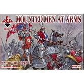 Redbox Plastic Model Figures War of the Roses 6. Mounted Men at Arms 12 Figures 1/72 72045