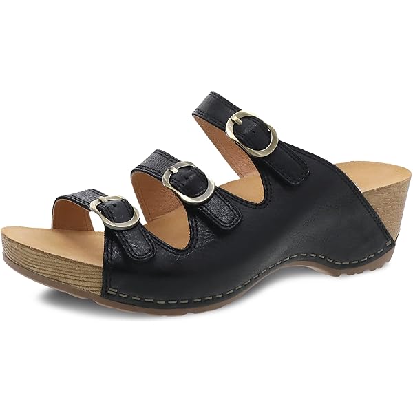 Wolky Women's Liana XW Leather Sandal - Ultra Light With Memory Foam