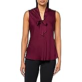 Kasper Sleeveless TIE Front Blouse