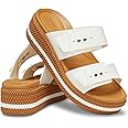 Crocs Womens Brooklyn Buckle Low Wedge