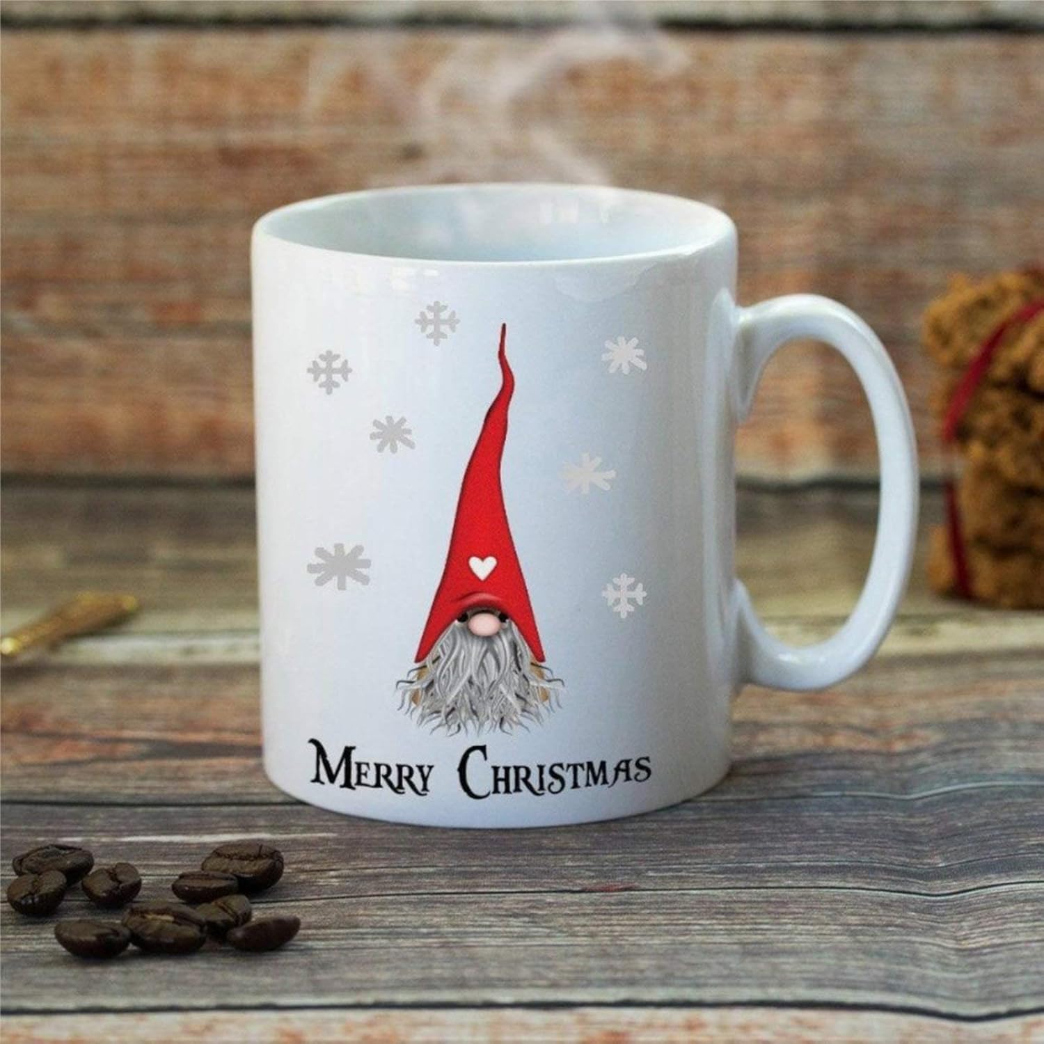 Coffee Mug, Christmas Gnomes Mug, Elf Mug, Scandinavian Gnome Mug Funny