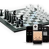 GoChess Mini Smart Chess Board AI Electronic Chess Game Set for All Levels | Real-time colorful coaching lights. Smart tech toy. 32 Difficulty Levels and Online Play. Connect to Lichess and Chess.com