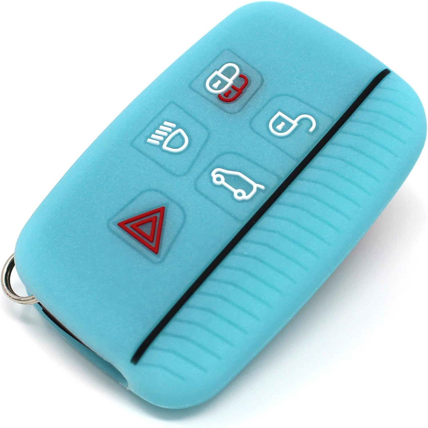 Finest-Folia LA silicone key cover for 5-button car keys, Nachtleuchtend - Image 4