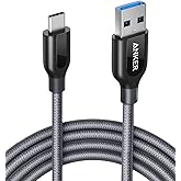 Anker Cable, PowerLine+ USB-C to USB 3.0 cable, High Durability Type C Braided Charging Cable for Galaxy S10, S9, Sony XZ (6F