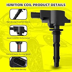 MOAUTO Set of 6 Ignition Coils Pack UF535