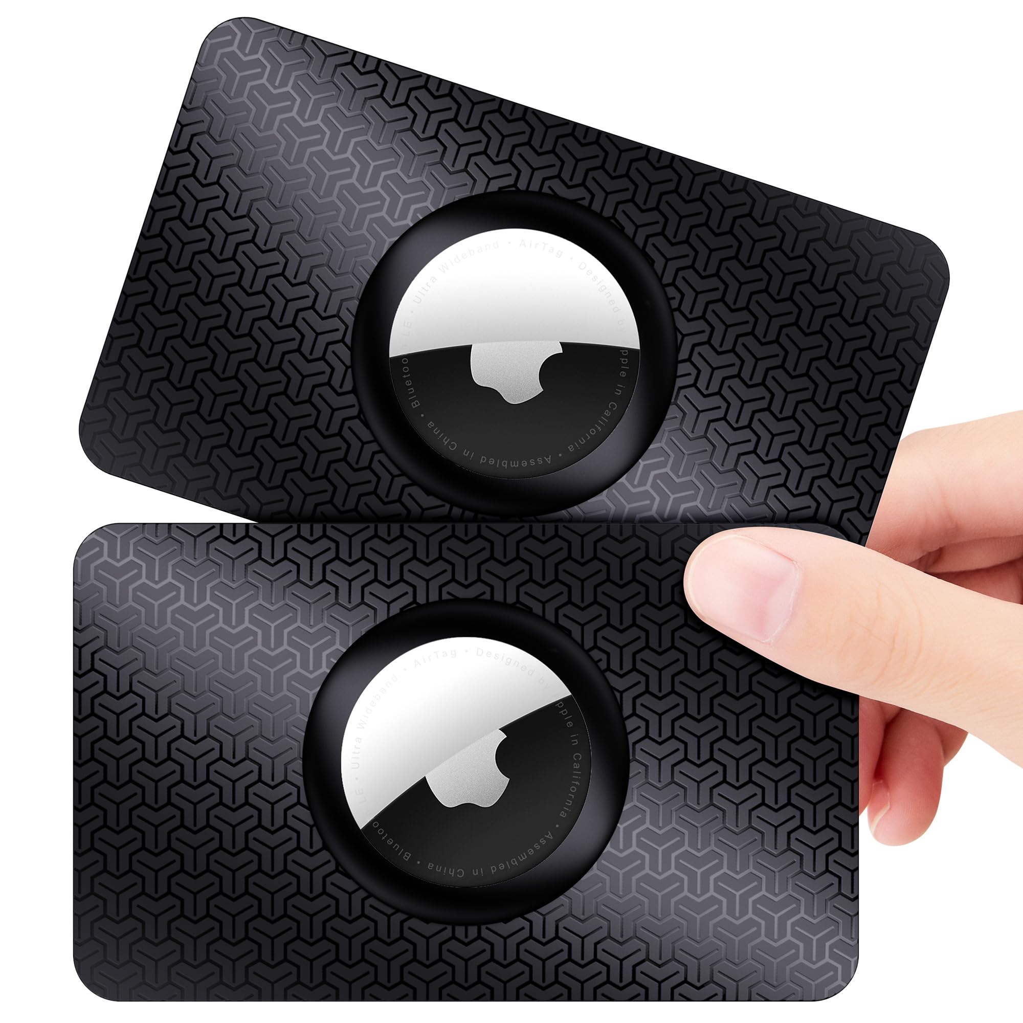 Photo 1 of 2 Pack for AirTag Wallet Holder Slim Card Insert,Flexible Thin for Airtag Wallet Card Case Cover Compatible with Apple AirTag,for Badge, Gift,Business Card Cases,for Air Tag Case Accessories