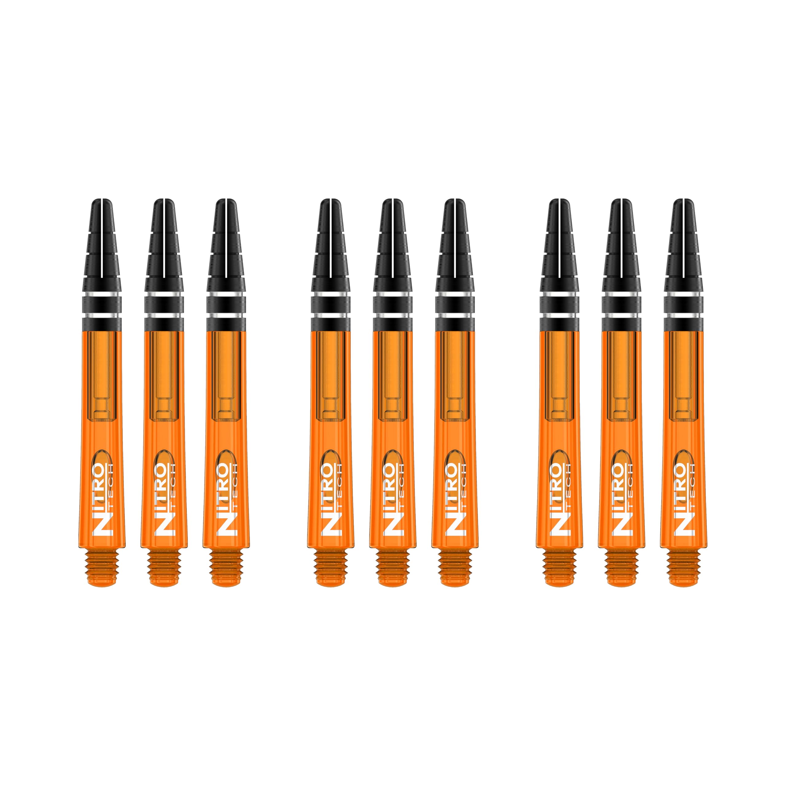RED DRAGON Nitrotech Medium Stems - Orange - 3 sets per pack (9 Stems in total)