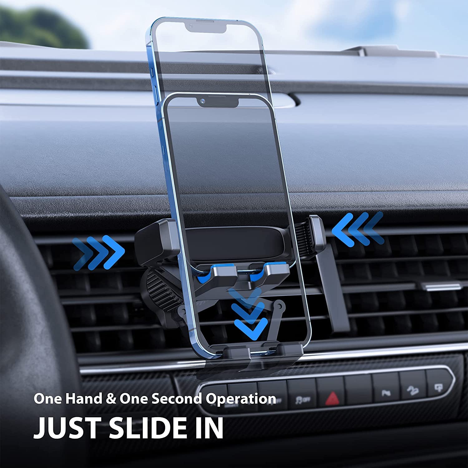 Phone Mount for Car Phone Holder Gravity Phone Holder Car Mount for iPhone Air Vent Clip Cell Phone Holder Mount Cradle Fit Smartphone