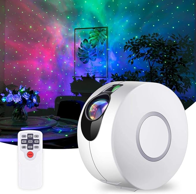 Galaxy Projector, JFMShop Star Projector with LED Nebula Cloud, Laser