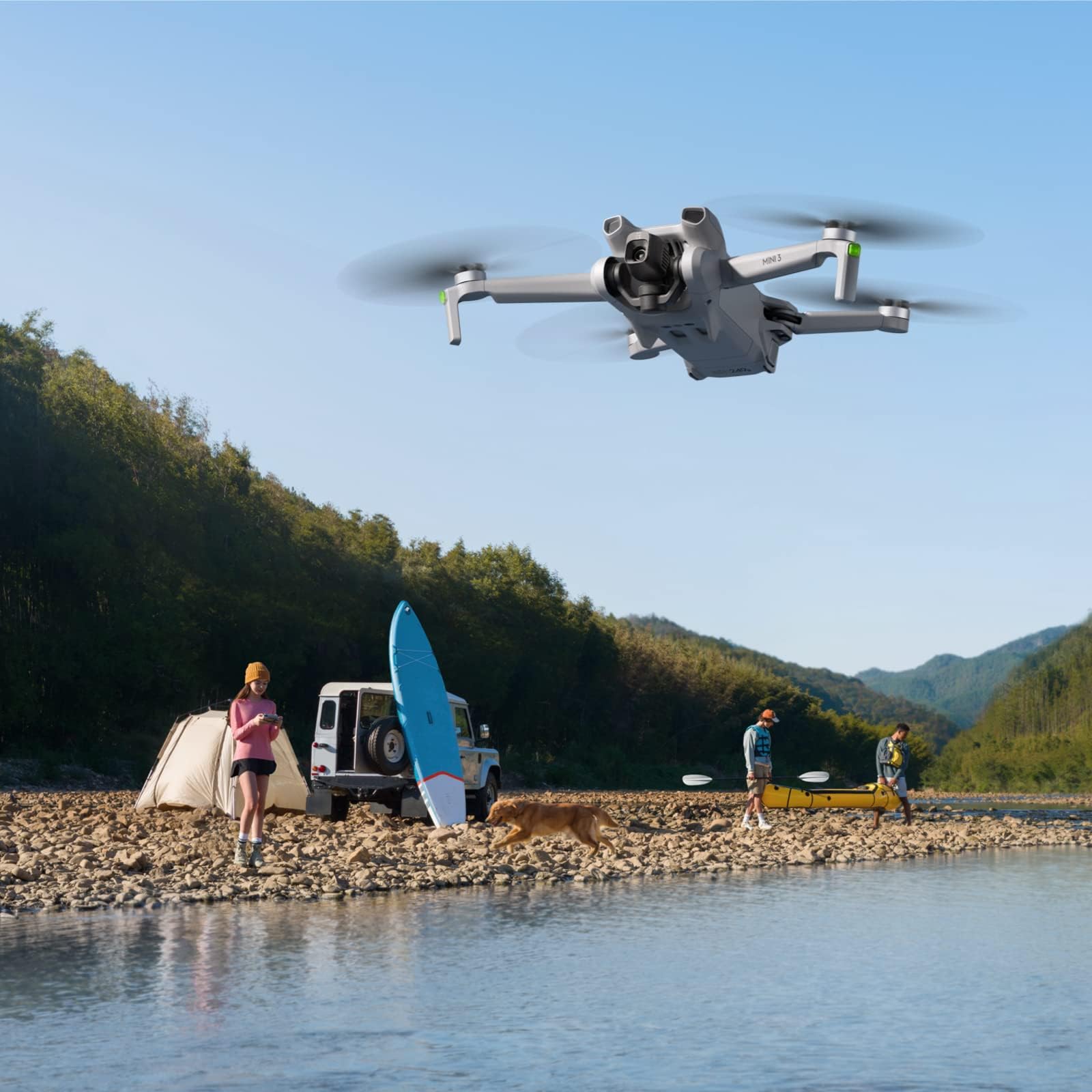 DJI Mini 3 Fly More Combo (DJI RC) – Ultraleichte, Faltbare Mini Drohne mit Kamera 4K HDR, Bis zu 114 Min Flugzeit (3 Akkus), Vertikalaufnahmen, 3-Achsen-Gimbal, 10 km HD-Übertragung, C0 9