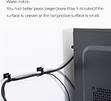 Hicarer 30pk Black Adjustable Self-Adhesive Cable Clips Cord Management for Car view 2