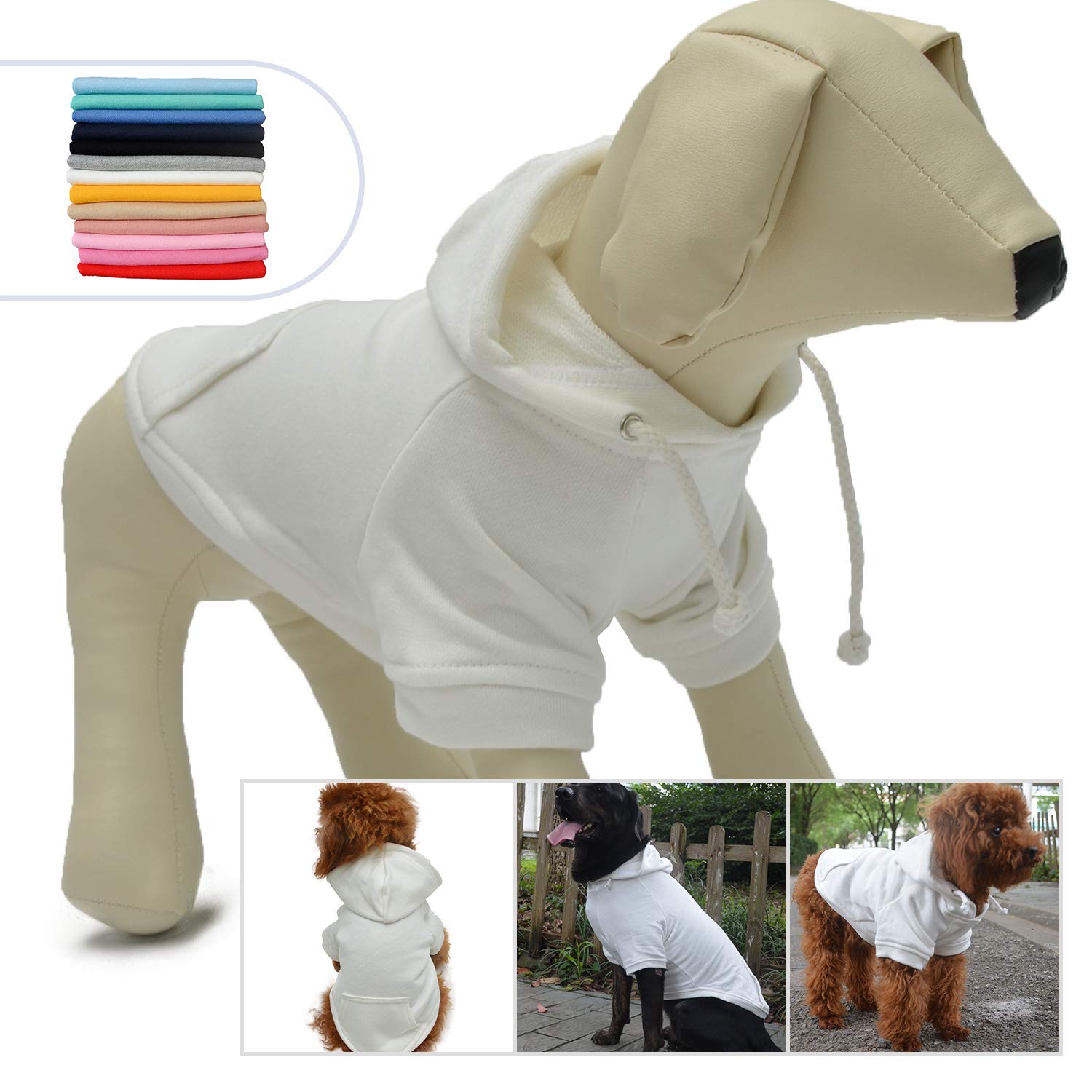 dog off white hoodie