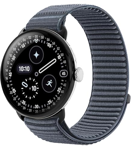 Amazon.com: Google Pixel Watch Crafted Leather Band - Moondust