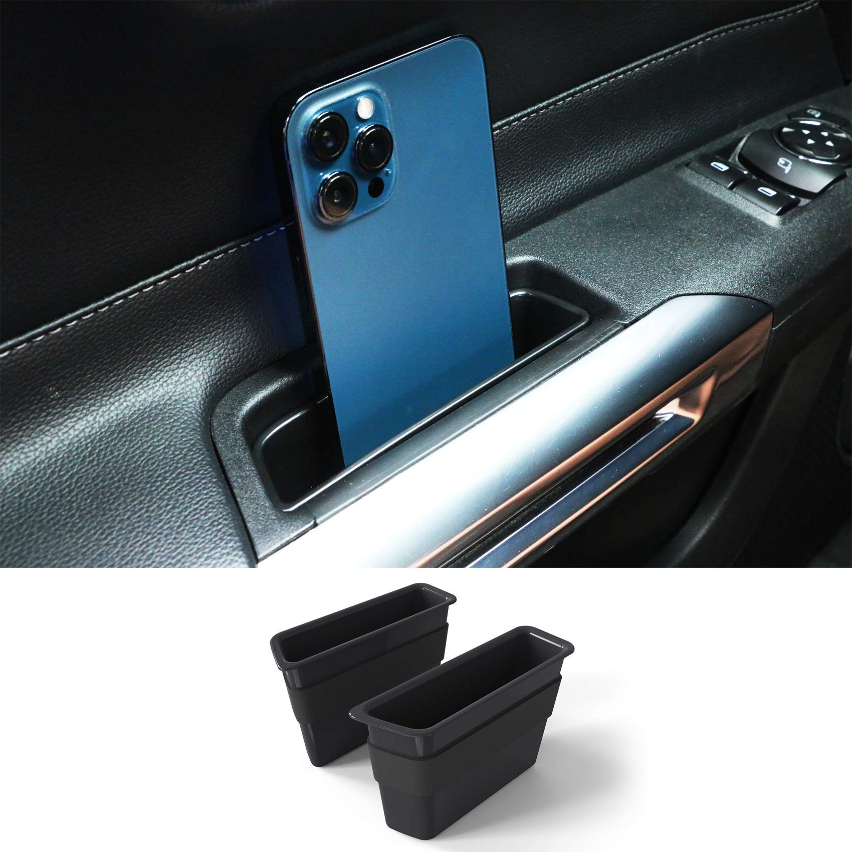 Photo 1 of Door Side Storage Box Interior Accessories for Ford Mustang 2015-2025