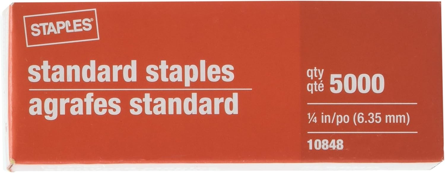 Staples Standard Staples 5 Boxes - 25000 Staples