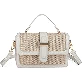 Oweisong Summer Purse for Women 2026 Woven Vacation Beach Handbags Straw Crossbody Bag for Spring