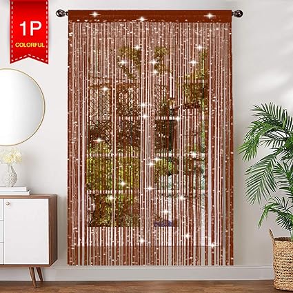 Aizesi String Door Curtains Panel Fly Screen Curtain Doorways