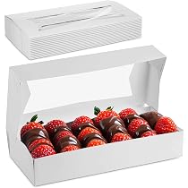 Amazon.com: MT Products White Chocolate Covered Strawberry Boxes ...