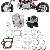 MOFANS 47MM Cylinder Piston Rebuild Kits Fit for Honda ATC70 C70 CT70 TRX70 | 70CC Top End Cylinder Piston Repair Kit
