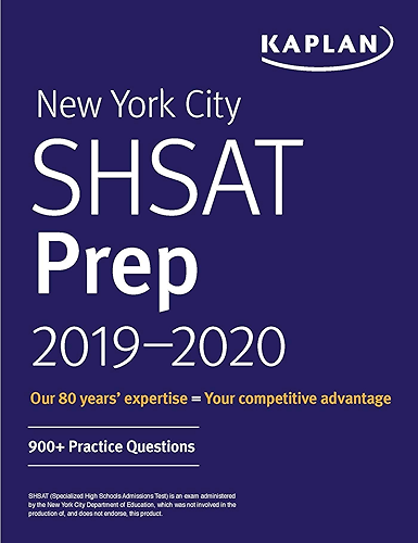 Download New York City SHSAT Prep 2019-2020: 900+ Practice Questions (Kaplan Test Prep NY) (English Edition) PDF