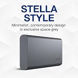 LaCie Mobile SSD Secure 1TB USB C Portable External SSD Grey Rescue Data view 6