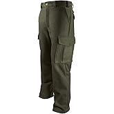Regular and Big and Tall Merino Wool Hunting and Shooting Cargo Pants to Size 52 Made in Canada 234MER