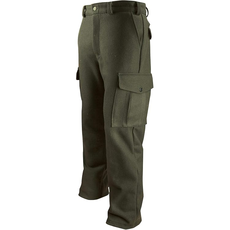 Dark Green Heavyweight Wool Hunting And Shooting...